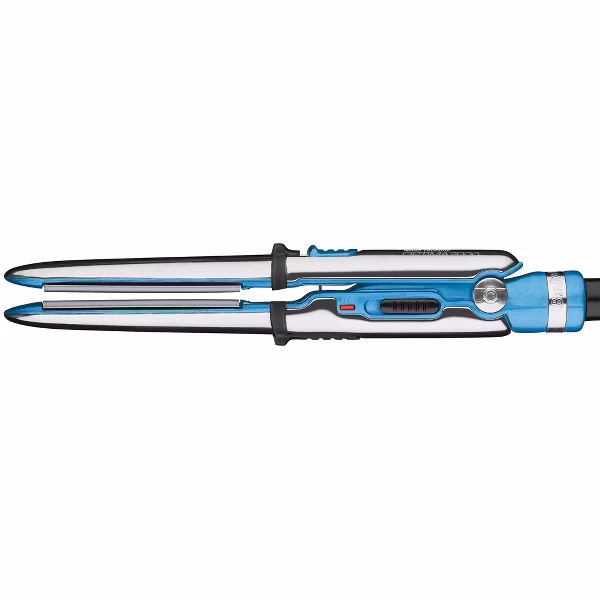 BaBylissPRO Nano Titanium Prima2000 Stainless Steel Mini Straightening Flat Iron - Blue 0.75" -Travel Size - Image 3