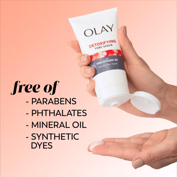 Olay Regenerist Detoxifying Pore Scrub Face Wash : Vitamin B5, Brightening, Normal & Oily Skin - Image 6