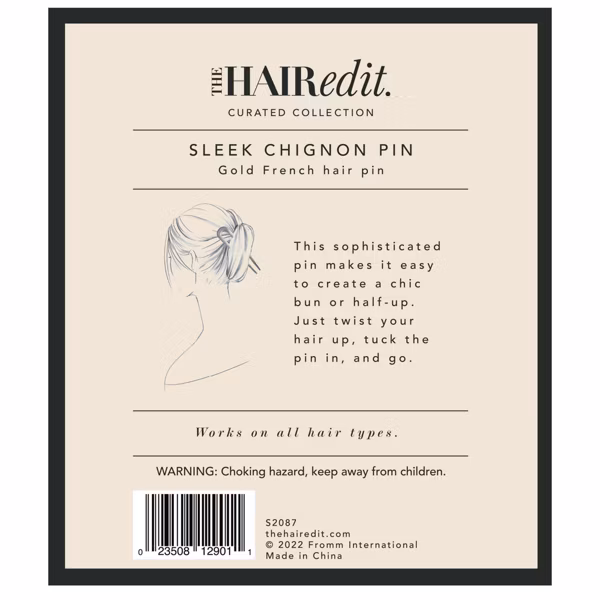 The Hair Edit Sleek Chignon French Hair Pin - Image 7