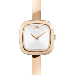 Museum Cushion Bangle Watch by Movado