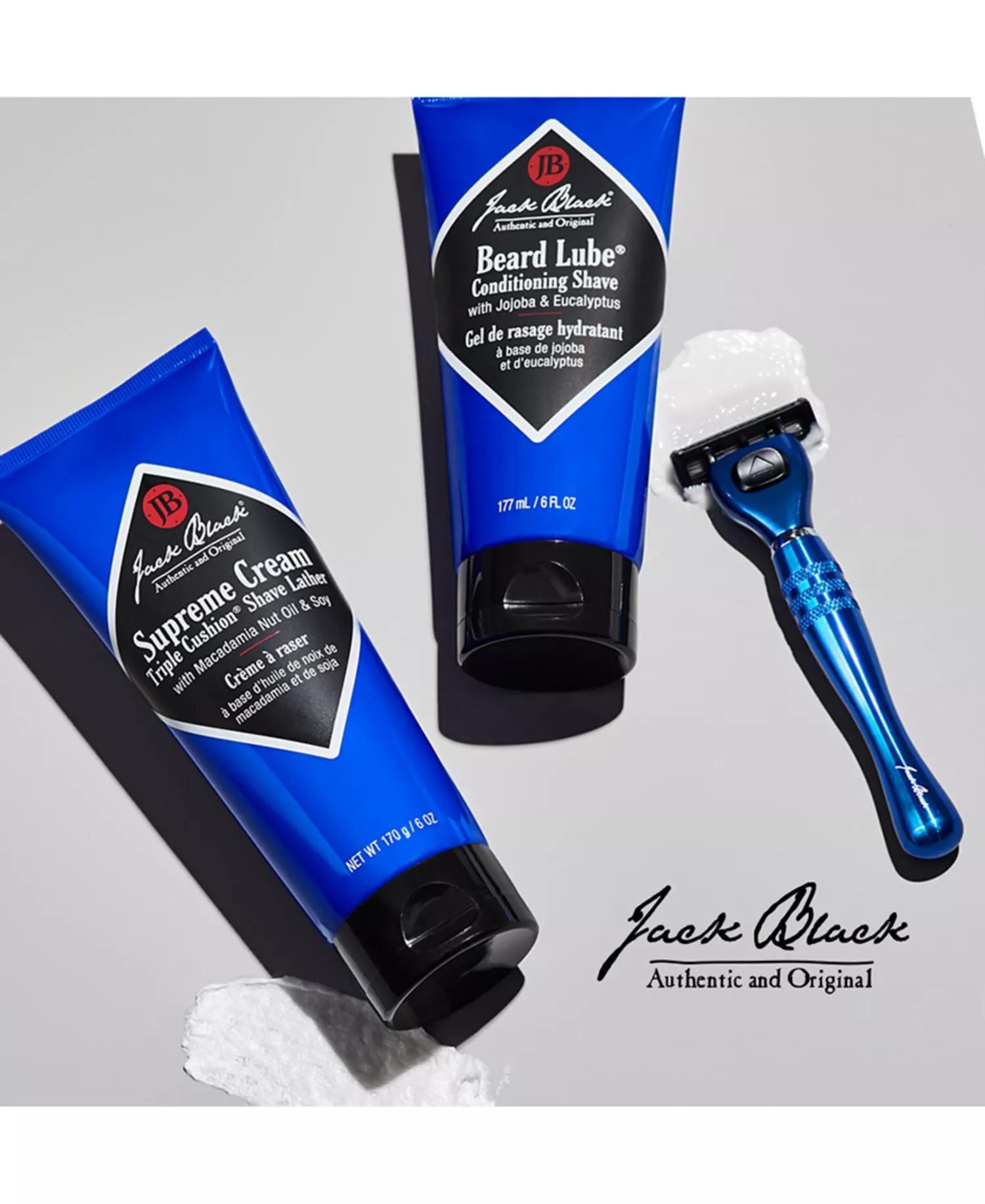 Supreme Cream Triple Cushion Shave Lather, 6 oz - Jack Black - Image 3