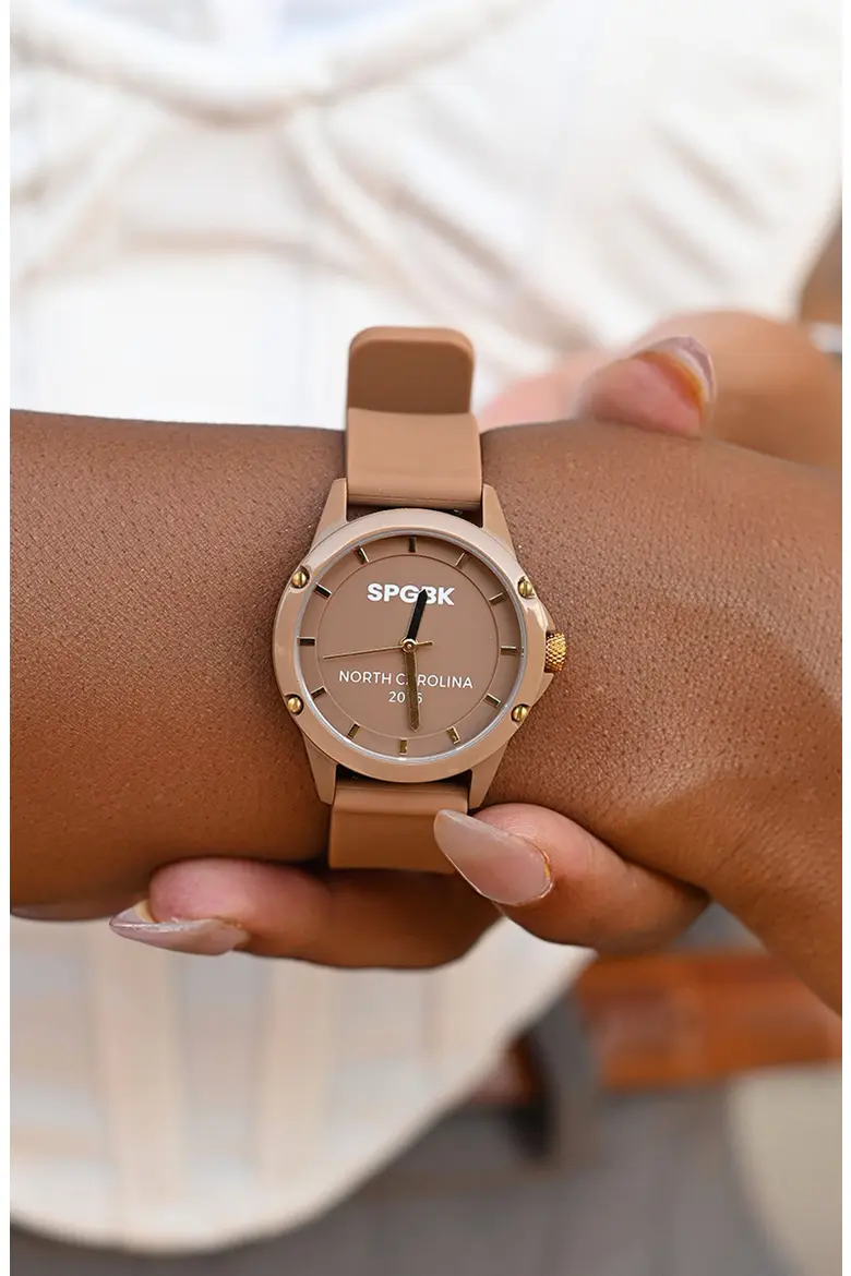 SPGBK Watches Brown Sugar Mini Silicone Strap Watch - Image 2