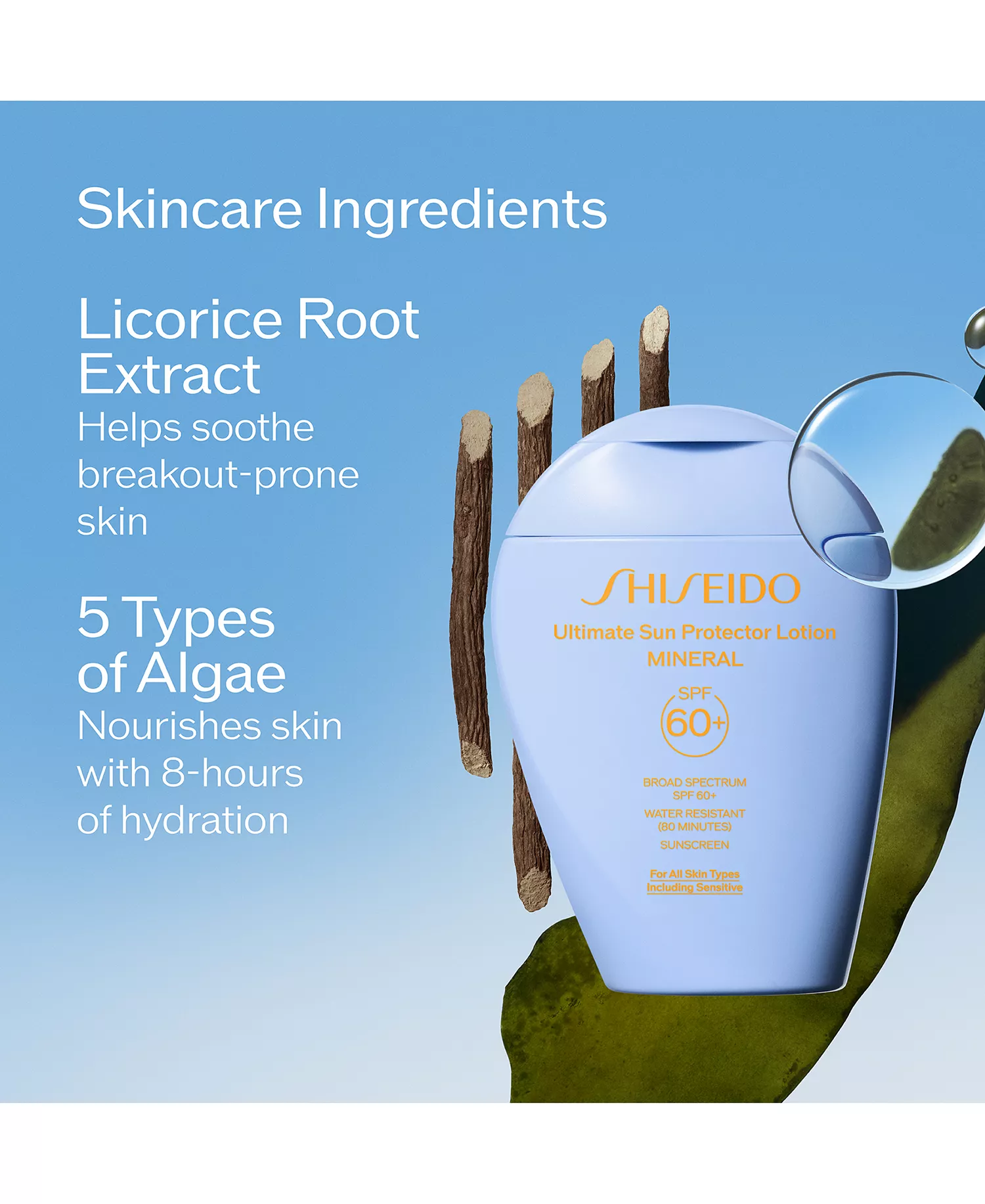 Ultimate Sun Protector Lotion Mineral SPF 60+, 5 oz - Shiseido - Image 6