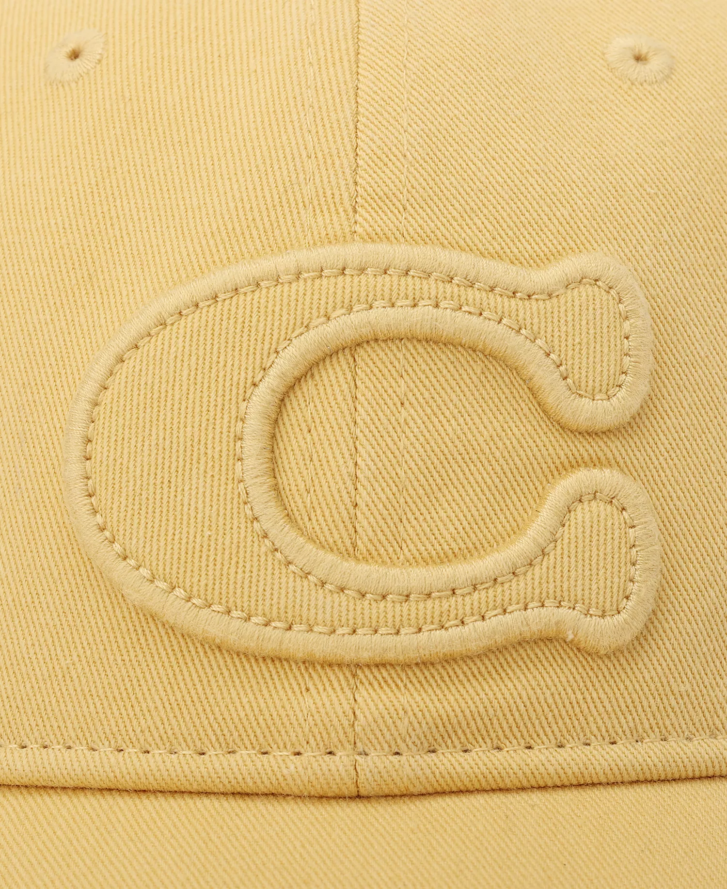 COACH Women's Sculpted-C Baseball Hat - Image 4