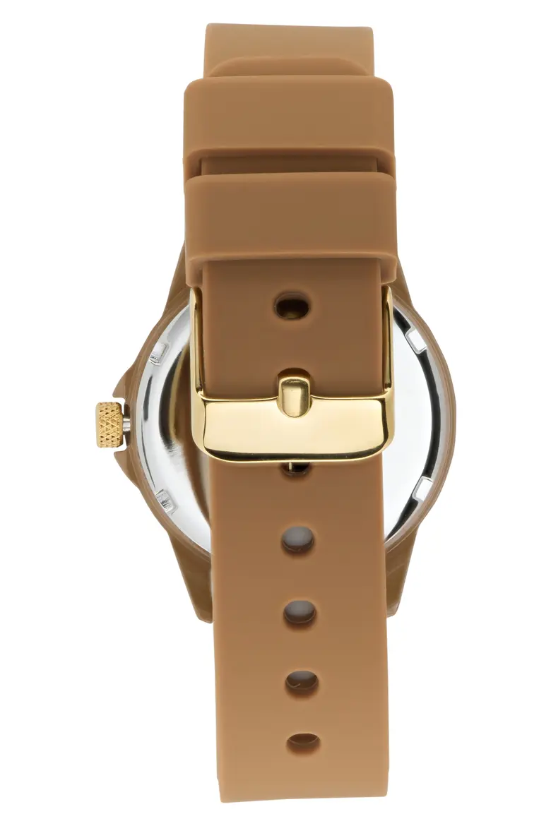 SPGBK Watches Brown Sugar Mini Silicone Strap Watch - Image 3