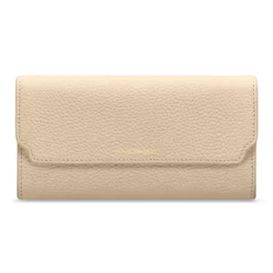Long Leather Flap Wallet - MAISON de SABRÉ
