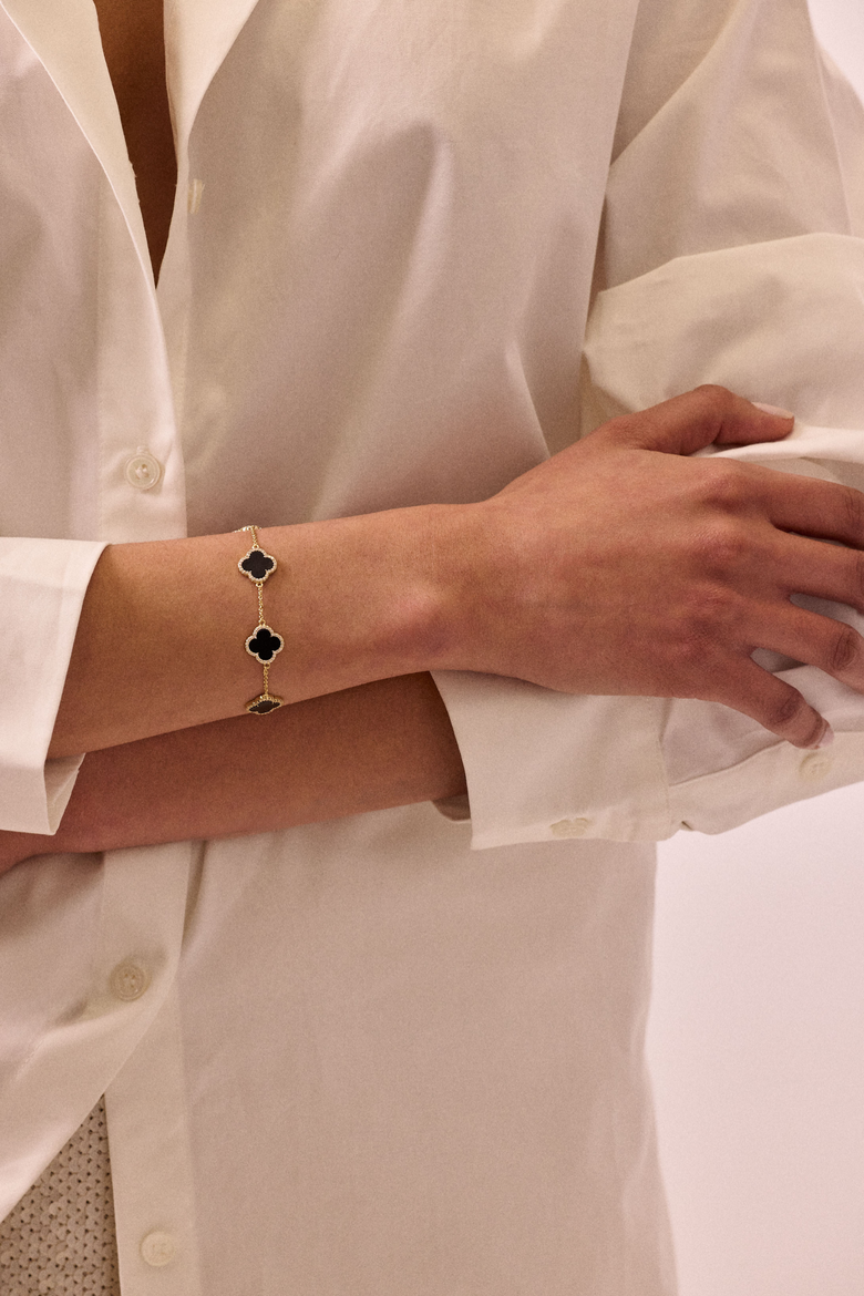 Electric Picks Icon Black Clover Bracelet - Image 2