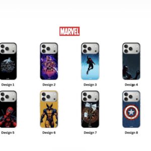 MARVEL IPHONE CASES (1-8)