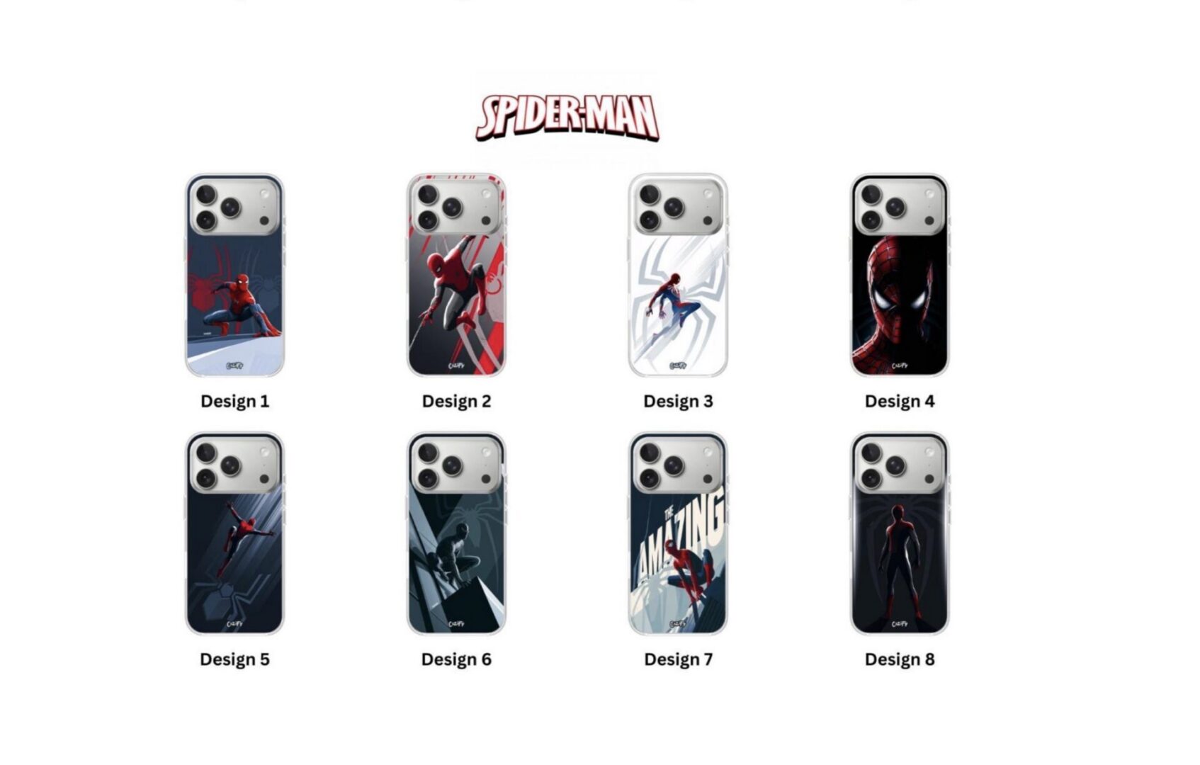 SPIDER-MAN IPHONE CASES (1-8)