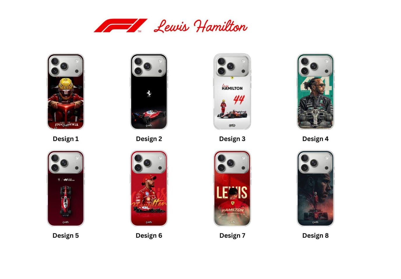 F1 LEWIS HAMILTON IPHONE CASE DESIGNS