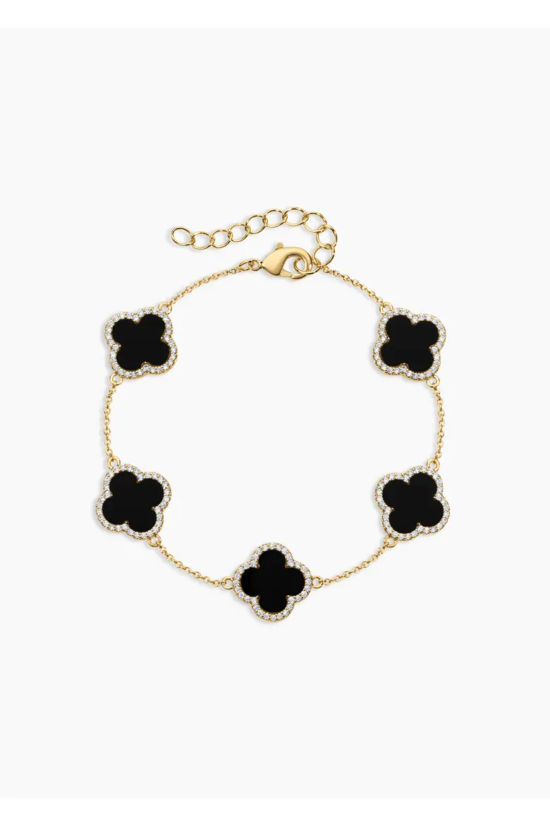 Electric Picks Icon Black Clover Bracelet