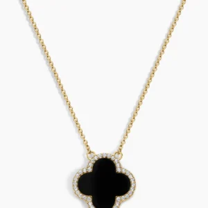 Electric Picks Icon Black Clover Necklace