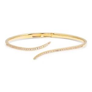 Nordstrom Cubic Zirconia Bypass Cuff Bracelet